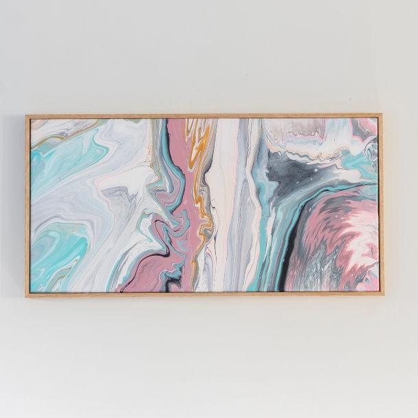 We Tried Acrylic Pour Art And Our Walls Will Never Be Boring Again